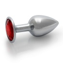 Round Gem Butt Plug - Small - 5