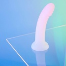 Dildo DILDOLLS Galactica z płynnego silikonu z przyssawką, długość wkładana 14 cm, Ø 3,6 cm - 6