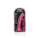 Slim Realistic Dildo with Suction Cup - Glow in the Dark - 8'' / 20 cm - 2