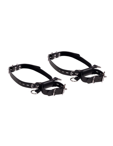 Kneeling Thigh Cuff Set - Black