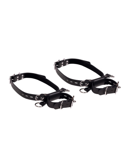 Kneeling Thigh Cuff Set - Black