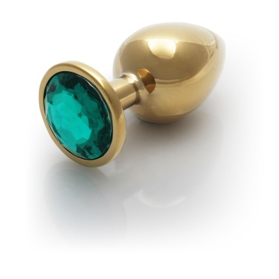 Round Gem Butt Plug - Large - 1