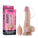 Dildo z wytryskiem Soft Ejaculation Cock 20 cm z przyssawką i zbiornikiem na płyn - 1
