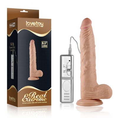 Wibrator Realistyczny Real Extreme 9" (23 cm) Flesh - 1
