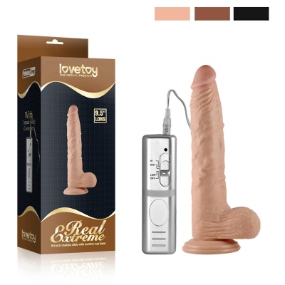 Wibrator Realistyczny Real Extreme 9" (23 cm) Flesh - 1 2