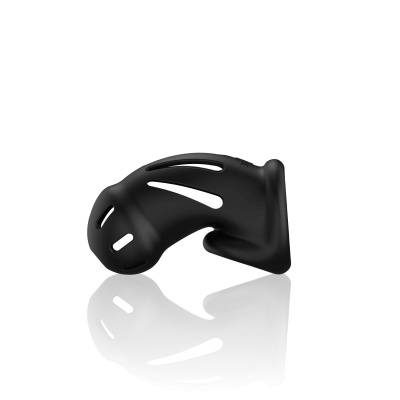 Klatka cnoty model 27 - elastyczny silikon bez ftalanów, średnica wewnętrzna 3,5 cm, długość wprowadzana 9,6 cm - 1