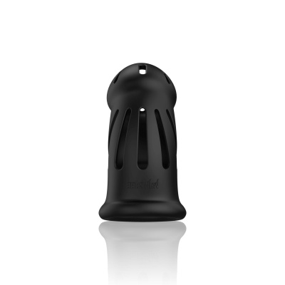 Klatka cnoty model 27 - elastyczny silikon bez ftalanów, średnica wewnętrzna 3,5 cm, długość wprowadzana 9,6 cm - 1 2