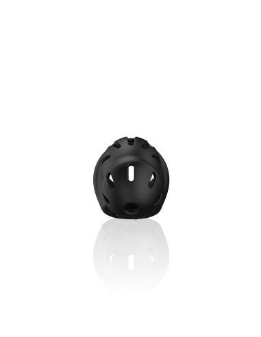 Model 27 - Ultra Soft Silicone Chastity Cage - Black