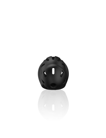 Model 27 - Ultra Soft Silicone Chastity Cage - Black