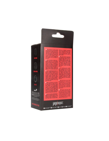 Model 27 - Ultra Soft Silicone Chastity Cage - Black