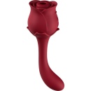 Stymulator Blossom Red - ssanie łechtaczki i wibracje punktu G, 170 × 72 × 61,5 mm - 3