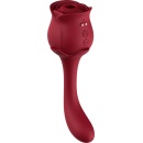 Stymulator Blossom Red - ssanie łechtaczki i wibracje punktu G, 170 × 72 × 61,5 mm - 4