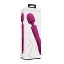 Wibrator dwustronny VIVE Kiku z trzepoczącym językiem i główką różdżki, 2 silniki, 25,2 cm - 3