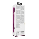Wibrator dwustronny VIVE Kiku z trzepoczącym językiem i główką różdżki, 2 silniki, 25,2 cm - 4