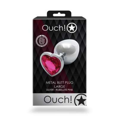 Heart Gem Butt Plug - Large - 1 2