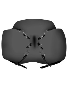 Labia Spreader with Clamps - Black 2