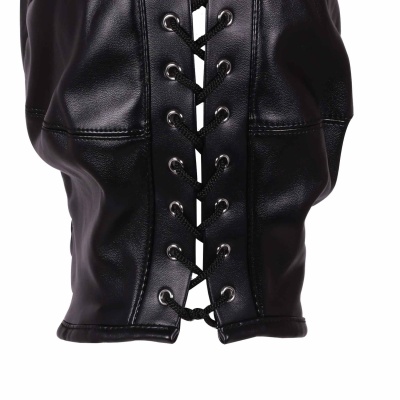 Mask with Blonde Ponytail - Black - 1 2
