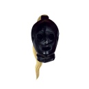 Mask with Blonde Ponytail - Black - 3