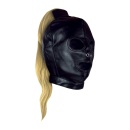 Mask with Blonde Ponytail - Black - 5