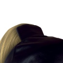 Mask with Blonde Ponytail - Black - 9