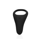 Wibrujący pierścień erekcyjny Pointed Licorice Black - 10 trybów, silikon, 11,1 × 5,7 × 2,9 cm - 1