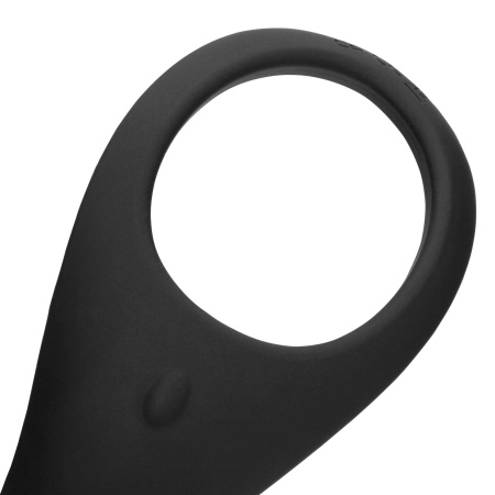 Wibrujący pierścień erekcyjny Pointed Licorice Black - 10 trybów, silikon, 11,1 × 5,7 × 2,9 cm - 6