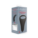 Wibrujący pierścień erekcyjny Pointed Licorice Black - 10 trybów, silikon, 11,1 × 5,7 × 2,9 cm - 8