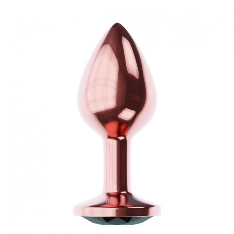 Korek analny Diamond Shine L - stal nierdzewna, podstawa z kryształem, długość 8,3 cm, średnica 3,3 cm - 2