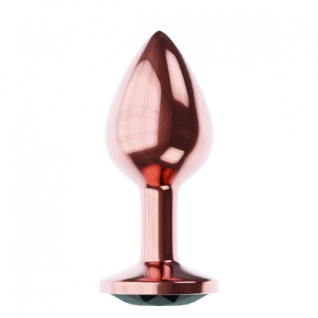 Korek analny Diamond Shine L - stal nierdzewna, podstawa z kryształem, długość 8,3 cm, średnica 3,3 cm - 2