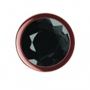 Korek analny Diamond Shine L - stal nierdzewna, podstawa z kryształem, długość 8,3 cm, średnica 3,3 cm - 3