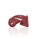 Model 28 - Ultra Soft Silicone Chastity Cage - Red - 1
