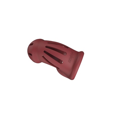 Klatka cnoty Model 28 Ultra Soft Silicone Red - z elastycznego silikonu bez ftalanów - 1 2