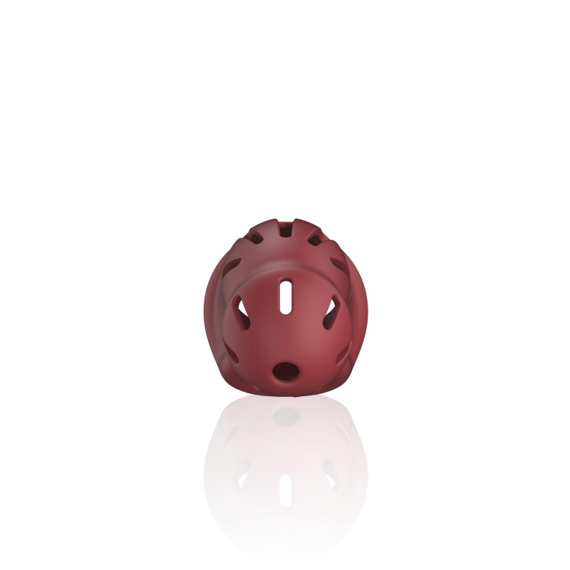 Klatka cnoty Model 28 Ultra Soft Silicone Red - z elastycznego silikonu bez ftalanów - 4
