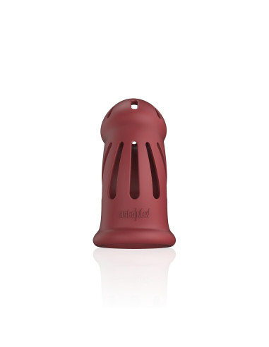 Model 28 - Ultra Soft Silicone Chastity Cage - Red