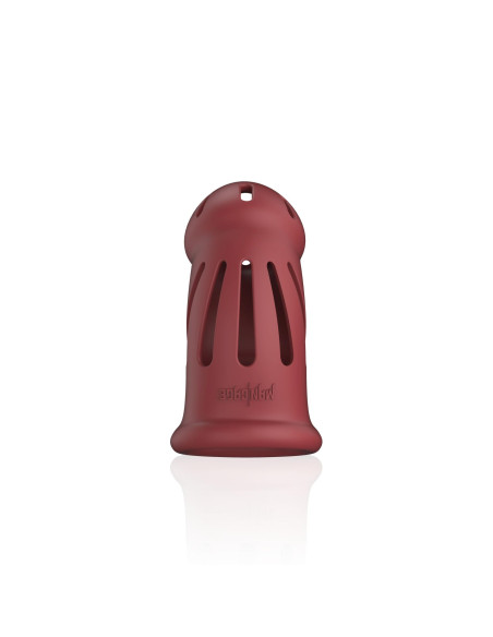 Model 28 - Ultra Soft Silicone Chastity Cage - Red