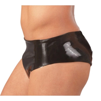 Latex Men's Briefs black - 1 2