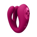 Wibrator Yoko Triple Action z falą pulsacyjną i podwójnymi zębami - długość wkładania 9,2 cm - 1