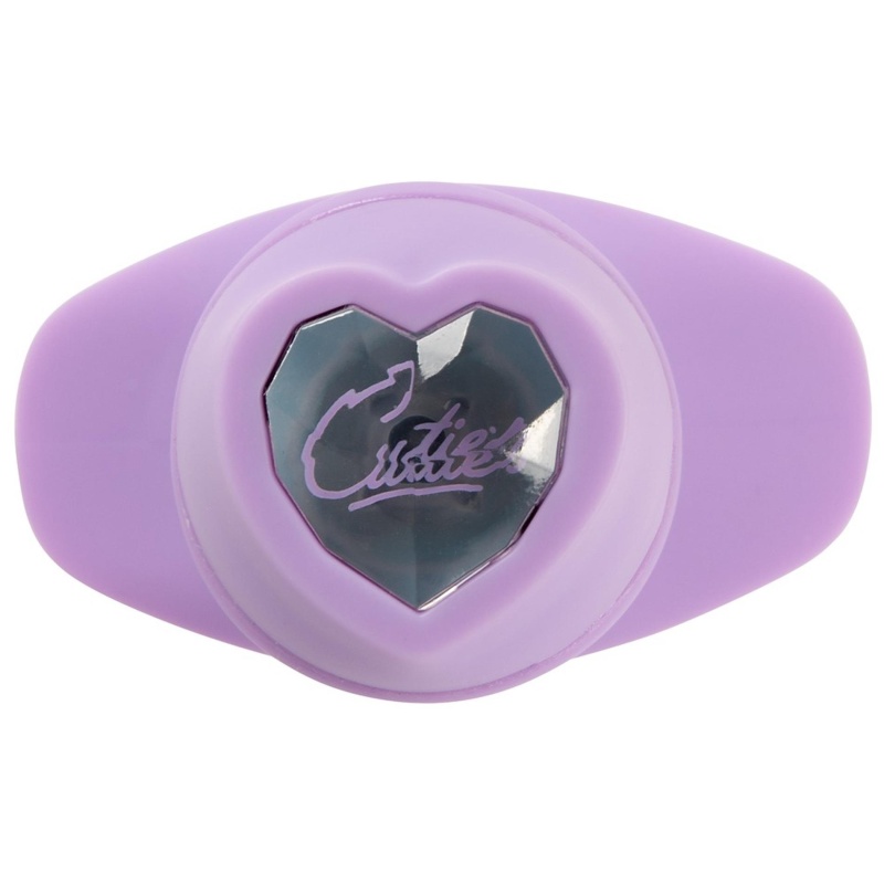 Mini wibrator Cuties Purple 4 z 10 trybami wibracji, ładowaniem przez USB i zatyczką analną, 13,6 cm - 6
