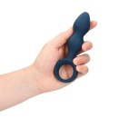 Teardrop Shaped Anal Plug - Medium - Baltic Blue - 8