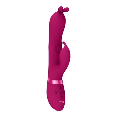 Gada - Vibrating Bunny Ear G-Spot Rabbit with Pulse Wave Shaft - 1