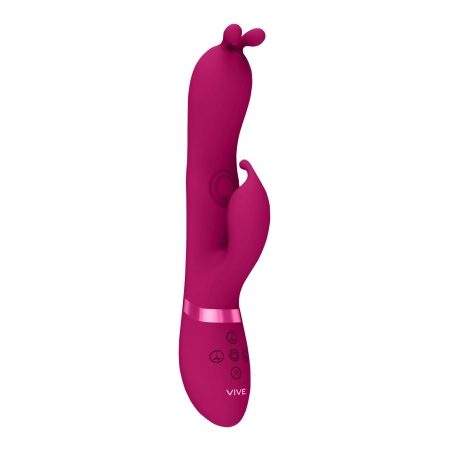 Gada - Vibrating Bunny Ear G-Spot Rabbit with Pulse Wave Shaft - 1