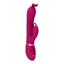 Gada - Vibrating Bunny Ear G-Spot Rabbit with Pulse Wave Shaft - 1