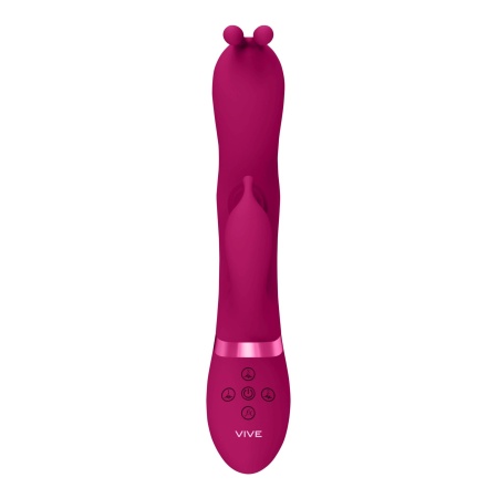 Gada - Vibrating Bunny Ear G-Spot Rabbit with Pulse Wave Shaft - 4