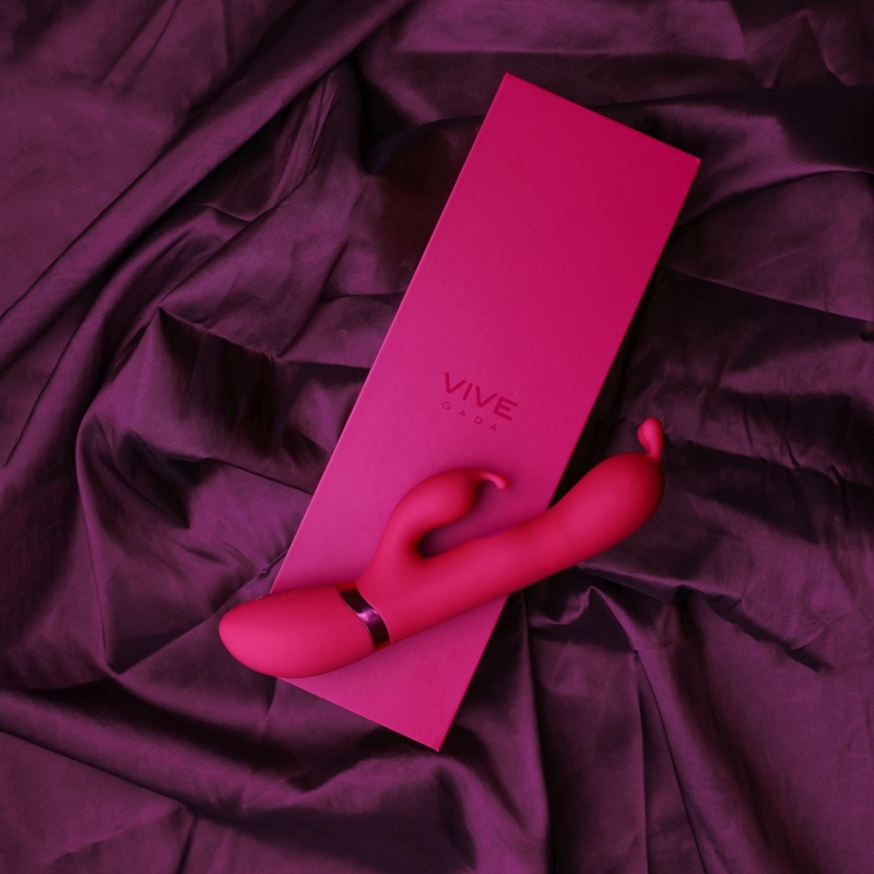 Gada - Vibrating Bunny Ear G-Spot Rabbit with Pulse Wave Shaft - 8