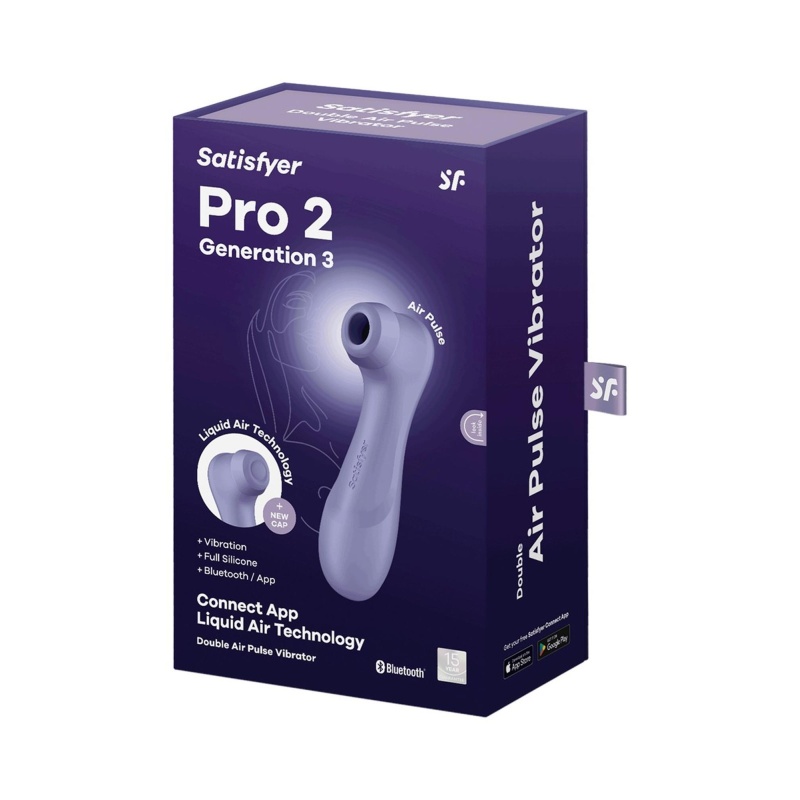 Stymulator łechtaczki Pro 2 Generation 3 - technologia Liquid Air, 2 silniki, Bluetooth, długość 16 cm - 4
