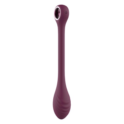 Wibrator punktu G Glam Bendable G-Spot Vibe - giętki i formowalny, 22 cm - 1 2