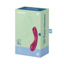 Wibrator Curvy Trinity 1 Red - 2 silniki, fale ciśnienia Air Pulse i wibracja punktu G, długość 17,5 cm - 2