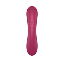 Wibrator Curvy Trinity 1 Red - 2 silniki, fale ciśnienia Air Pulse i wibracja punktu G, długość 17,5 cm - 6