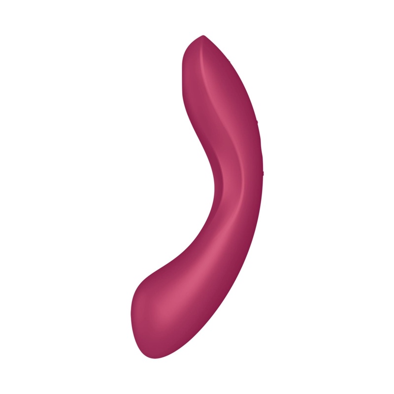 Wibrator Curvy Trinity 1 Red - 2 silniki, fale ciśnienia Air Pulse i wibracja punktu G, długość 17,5 cm - 7