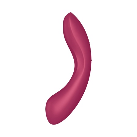 Wibrator Curvy Trinity 1 Red - 2 silniki, fale ciśnienia Air Pulse i wibracja punktu G, długość 17,5 cm - 7